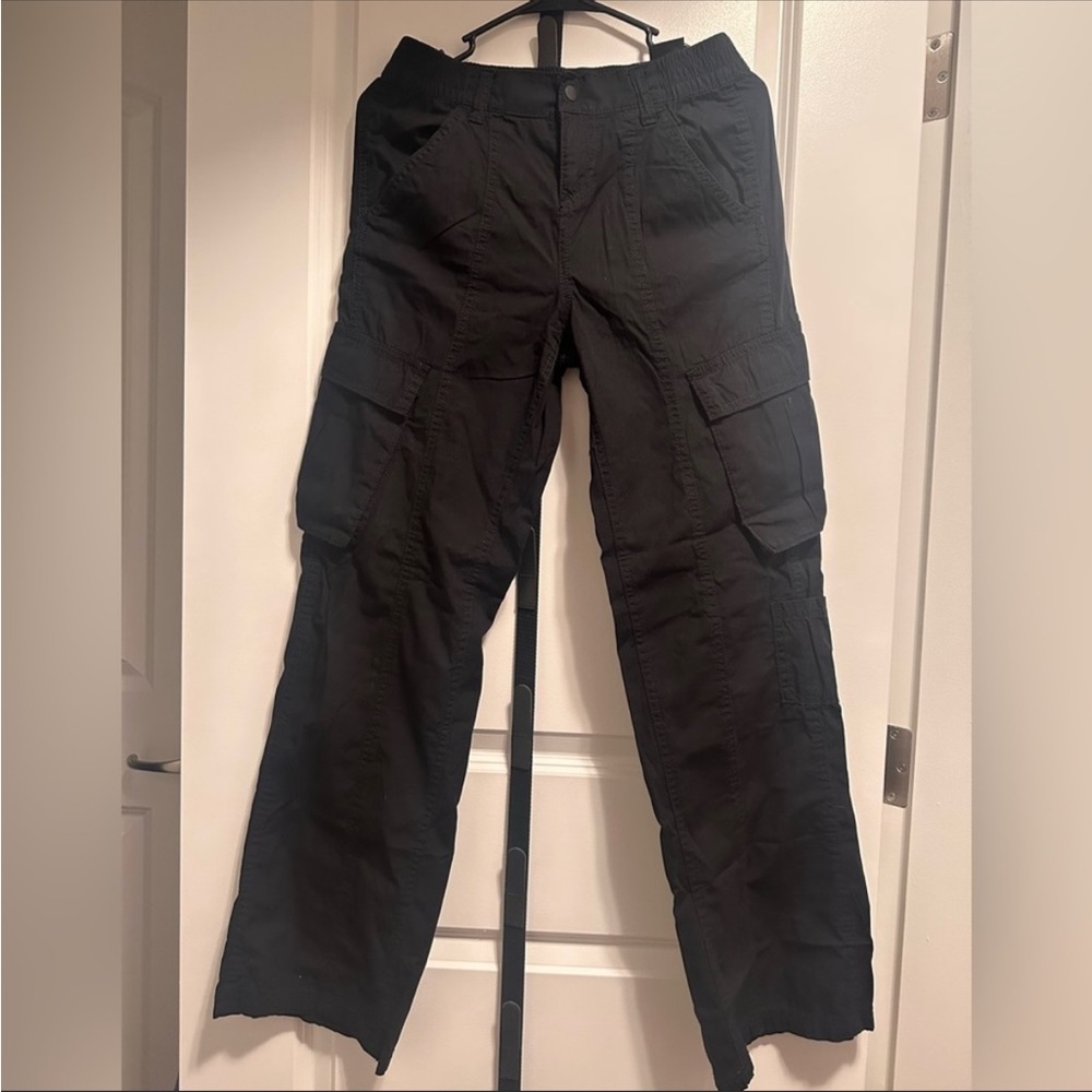 H&M black cargo pants